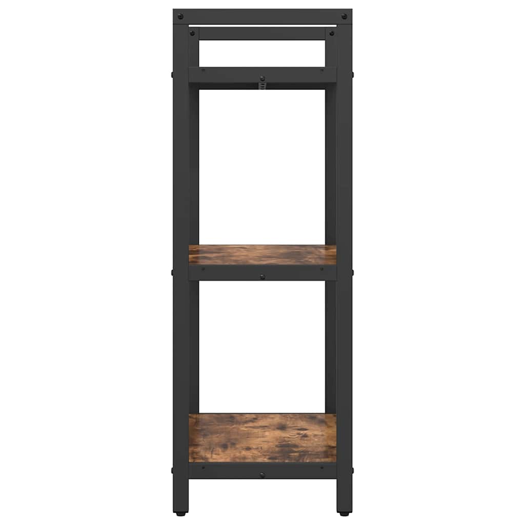 Boekenkast Gerookt eiken 56 x 34 x 96 cm Bewerkt hout