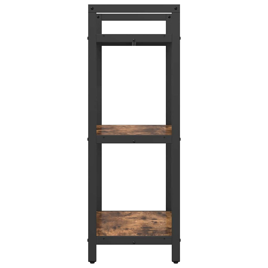 Boekenkast Gerookt eiken 56 x 34 x 96 cm Bewerkt hout
