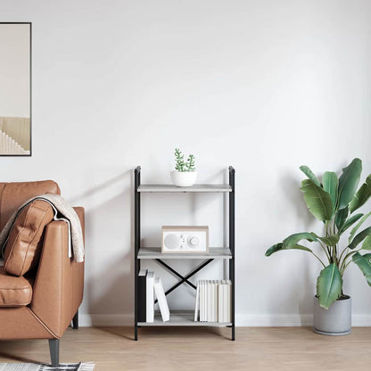 Boekenkast Grijs Sonoma 56 x 34 x 96 cm Bewerkt hout