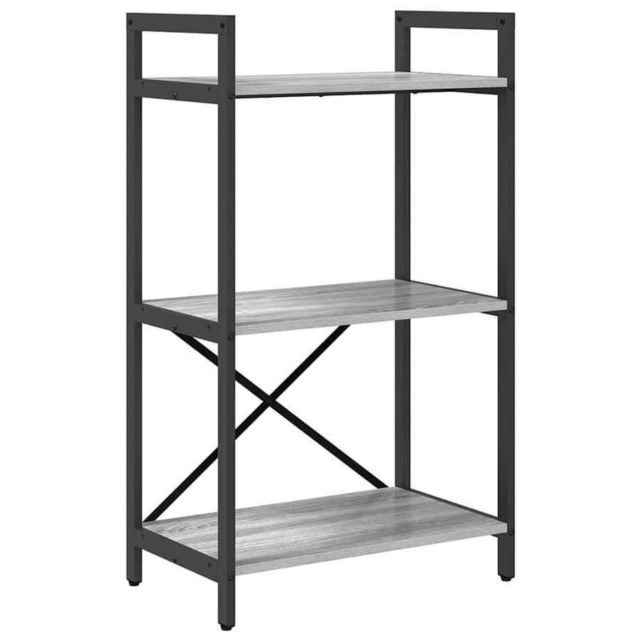 Boekenkast Grijs Sonoma 56 x 34 x 96 cm Bewerkt hout
