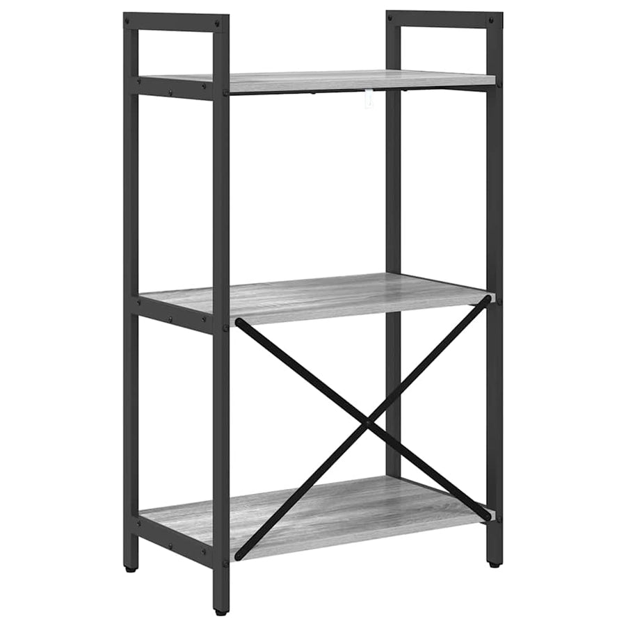 Boekenkast Grijs Sonoma 56 x 34 x 96 cm Bewerkt hout