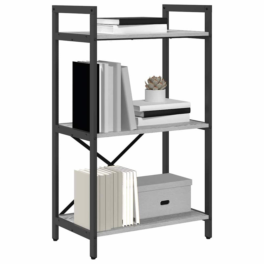 Boekenkast Grijs Sonoma 56 x 34 x 96 cm Bewerkt hout