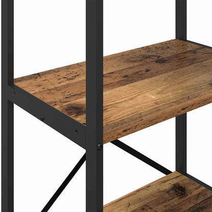 Boekenkast Oud Hout 56 x 34 x 96 cm Bewerkt hout