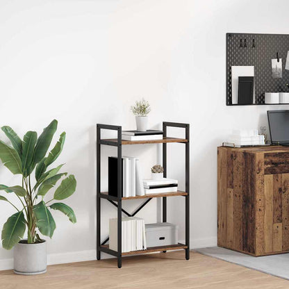 Boekenkast Oud Hout 56 x 34 x 96 cm Bewerkt hout