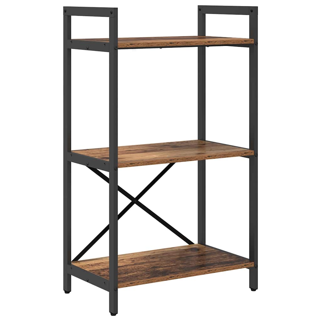 Boekenkast Oud Hout 56 x 34 x 96 cm Bewerkt hout