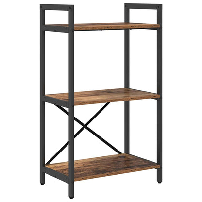 Boekenkast Oud Hout 56 x 34 x 96 cm Bewerkt hout