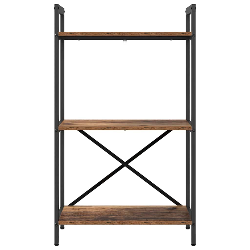 Boekenkast Oud Hout 56 x 34 x 96 cm Bewerkt hout