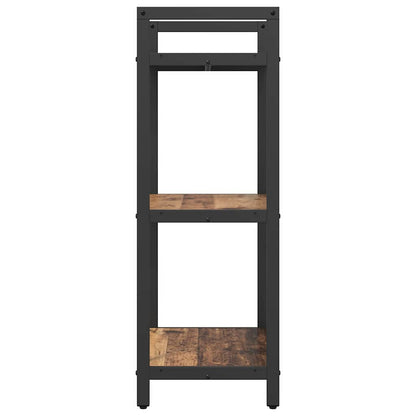 Boekenkast Oud Hout 56 x 34 x 96 cm Bewerkt hout