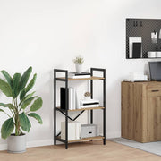 Boekenkast 56x34x96 cm bewerkt hout artisan eiken