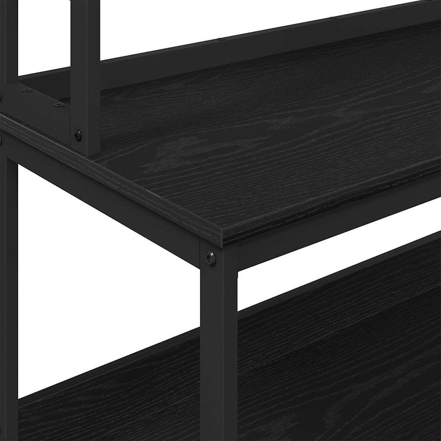 Keukenplank Zwart Eiken 60 x 40 x 168 cm Bewerkt hout