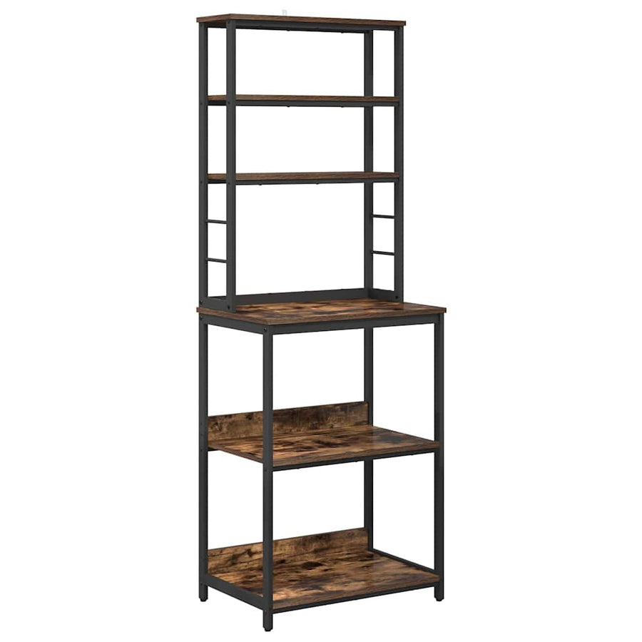 Keukenplank Gerookt eiken 60 x 40 x 168 cm Bewerkt hout