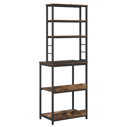 Keukenplank Gerookt eiken 60 x 40 x 168 cm Bewerkt hout