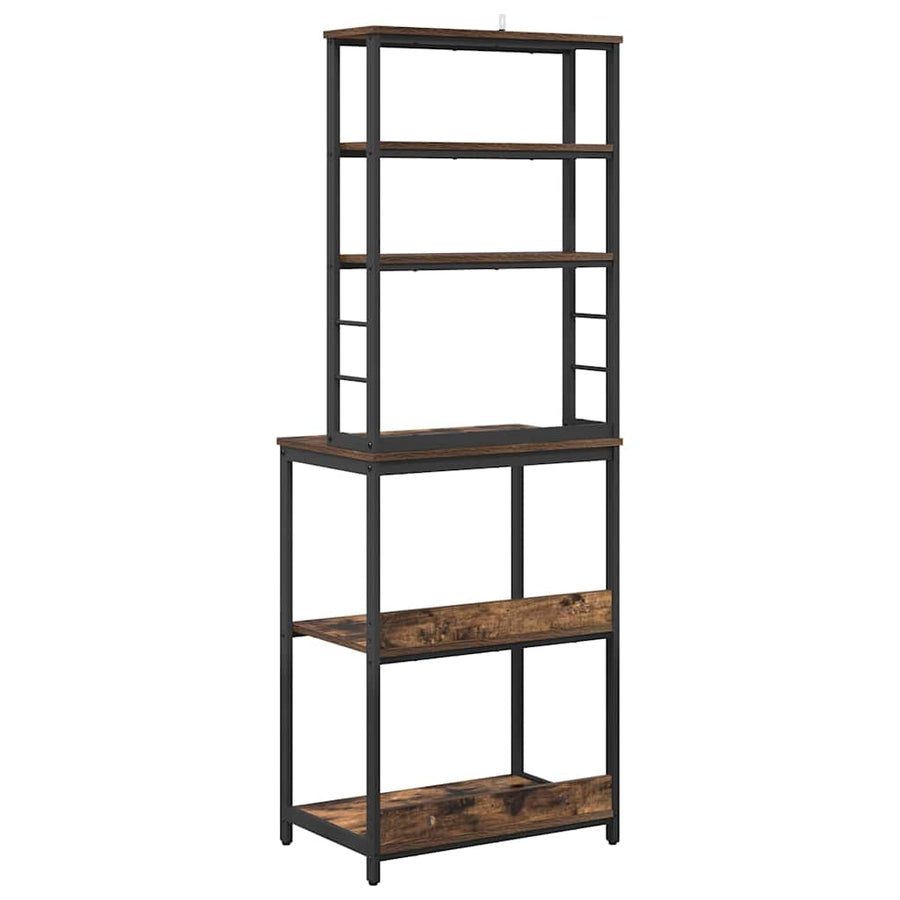 Keukenplank Gerookt eiken 60 x 40 x 168 cm Bewerkt hout