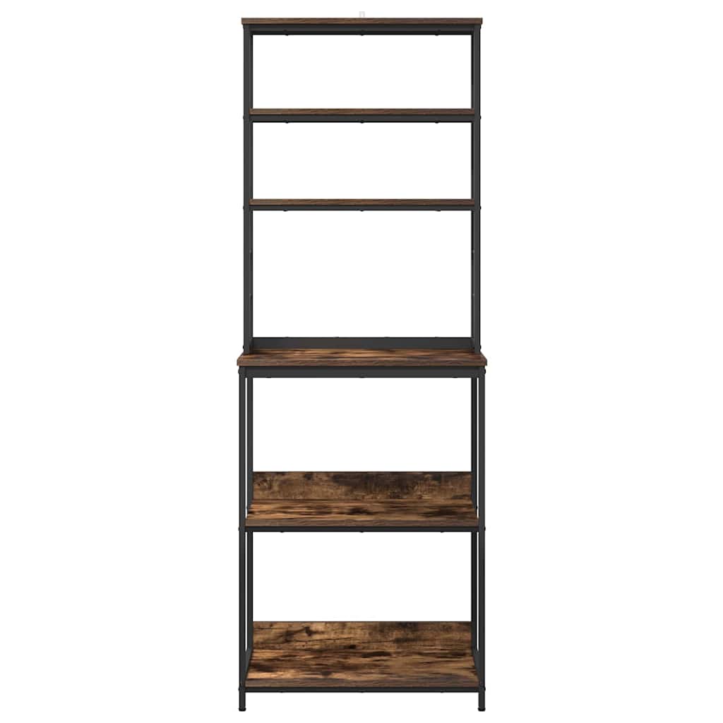 Keukenplank Gerookt eiken 60 x 40 x 168 cm Bewerkt hout