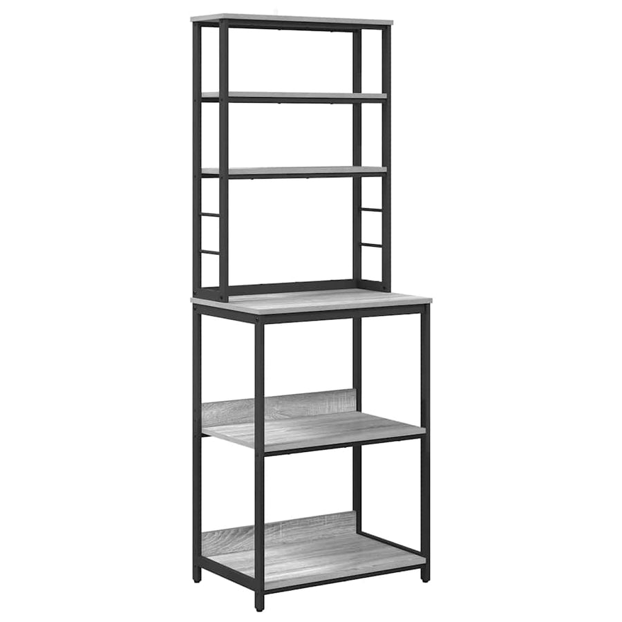 Keukenplank Grijs Sonoma 60 x 40 x 168 cm Bewerkt hout