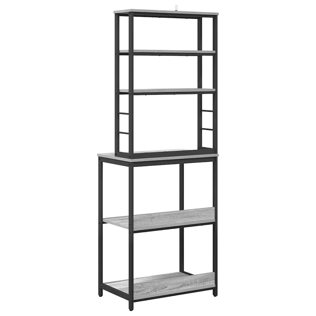 Keukenplank Grijs Sonoma 60 x 40 x 168 cm Bewerkt hout
