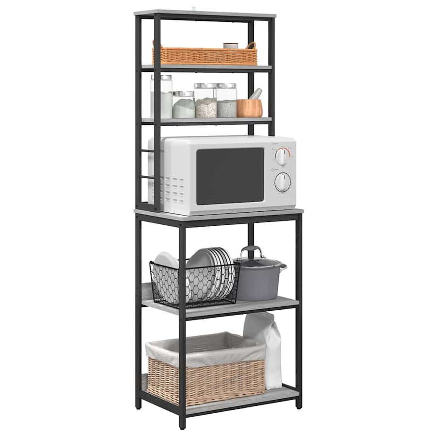 Keukenplank Grijs Sonoma 60 x 40 x 168 cm Bewerkt hout