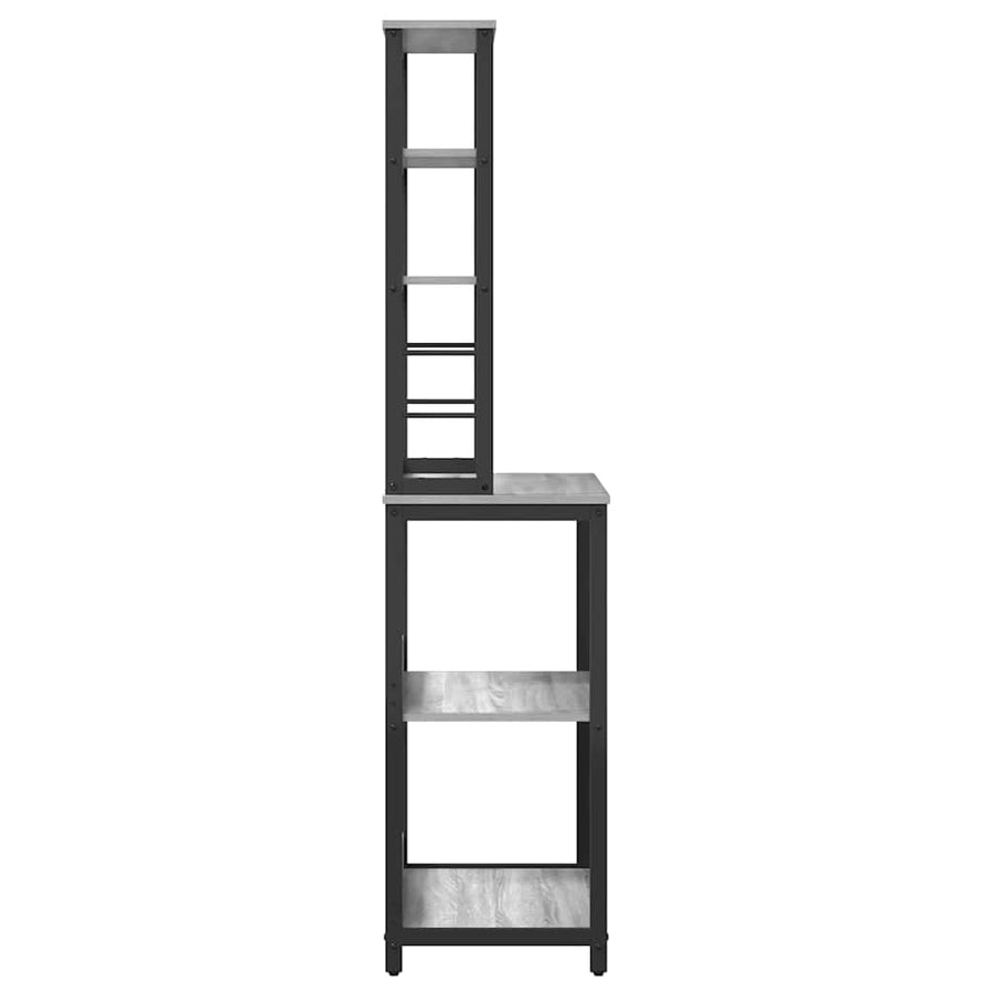 Keukenplank Grijs Sonoma 60 x 40 x 168 cm Bewerkt hout