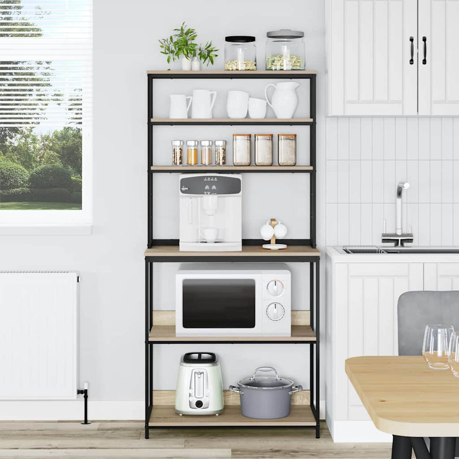 Keukenplank Sonoma Eiken 80 x 40 x 168 cm Bewerkt hout