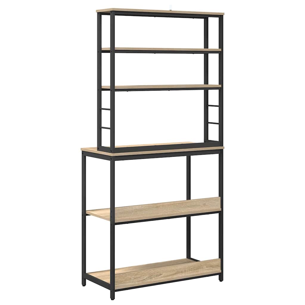 Keukenplank Sonoma Eiken 80 x 40 x 168 cm Bewerkt hout