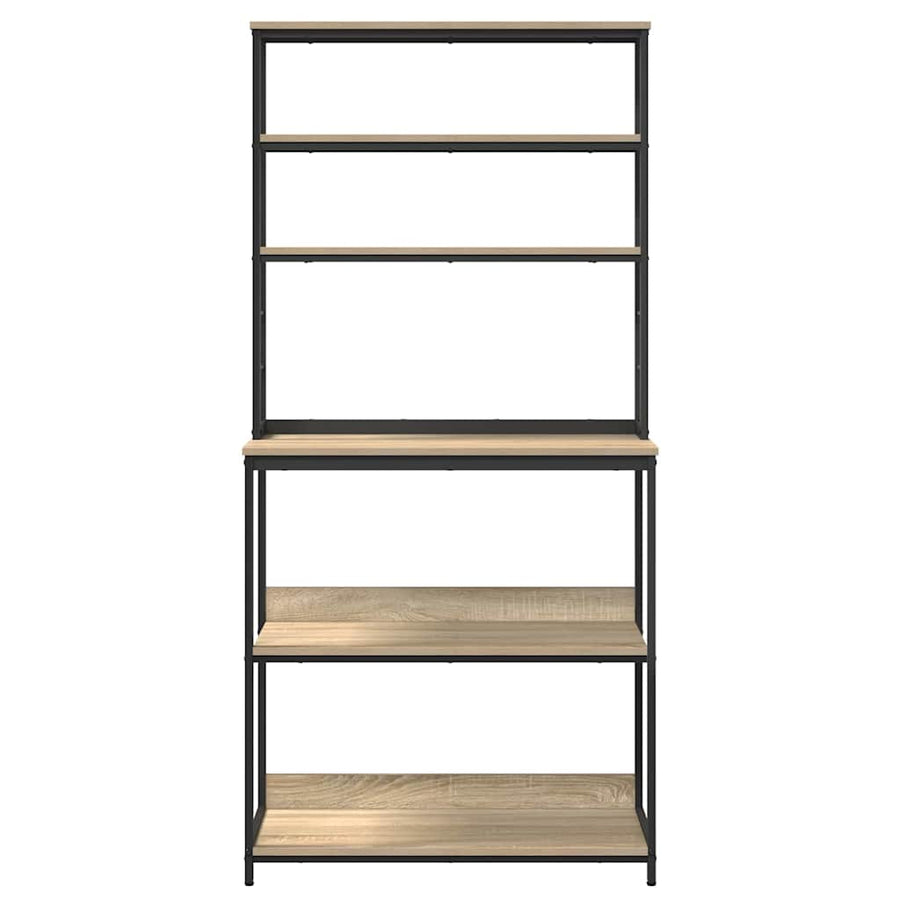 Keukenplank Sonoma Eiken 80 x 40 x 168 cm Bewerkt hout