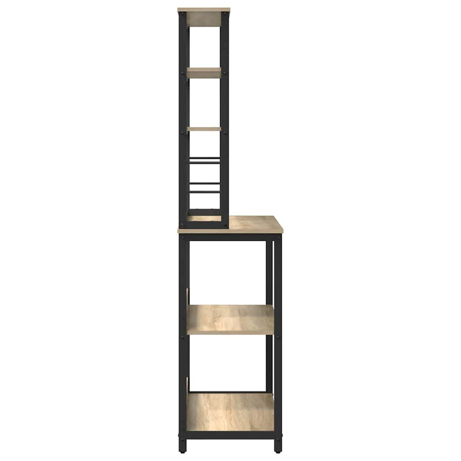 Keukenplank Sonoma Eiken 80 x 40 x 168 cm Bewerkt hout