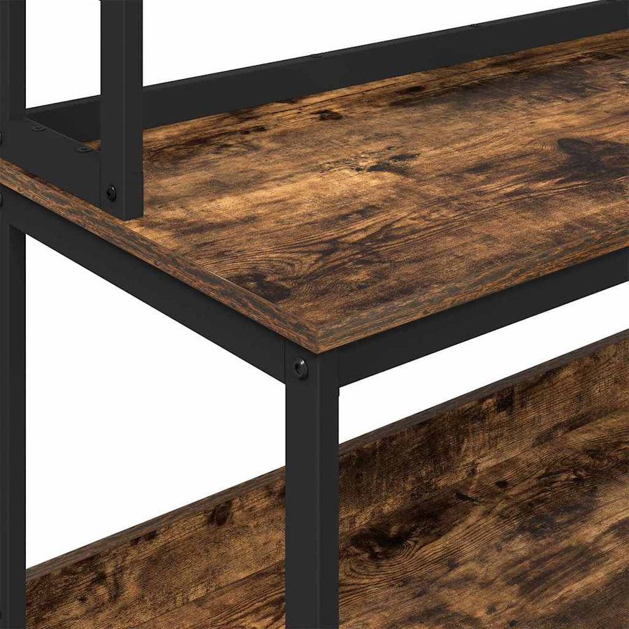 Keukenplank Gerookt eiken 80 x 40 x 168 cm Bewerkt hout