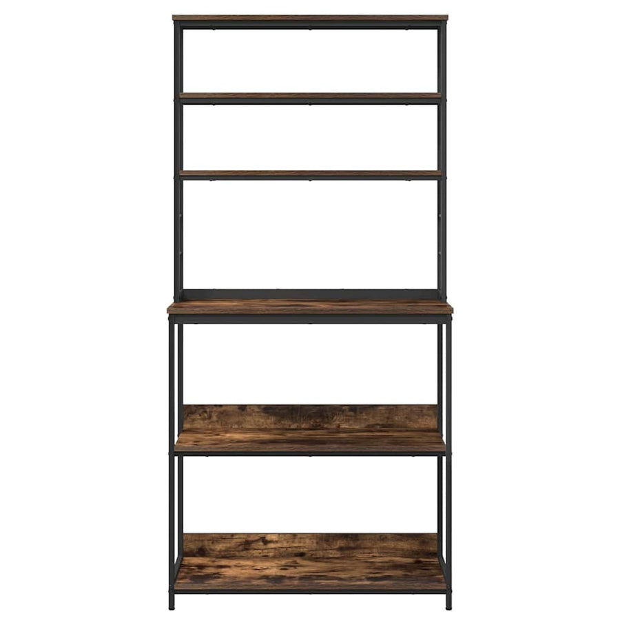 Keukenplank Gerookt eiken 80 x 40 x 168 cm Bewerkt hout