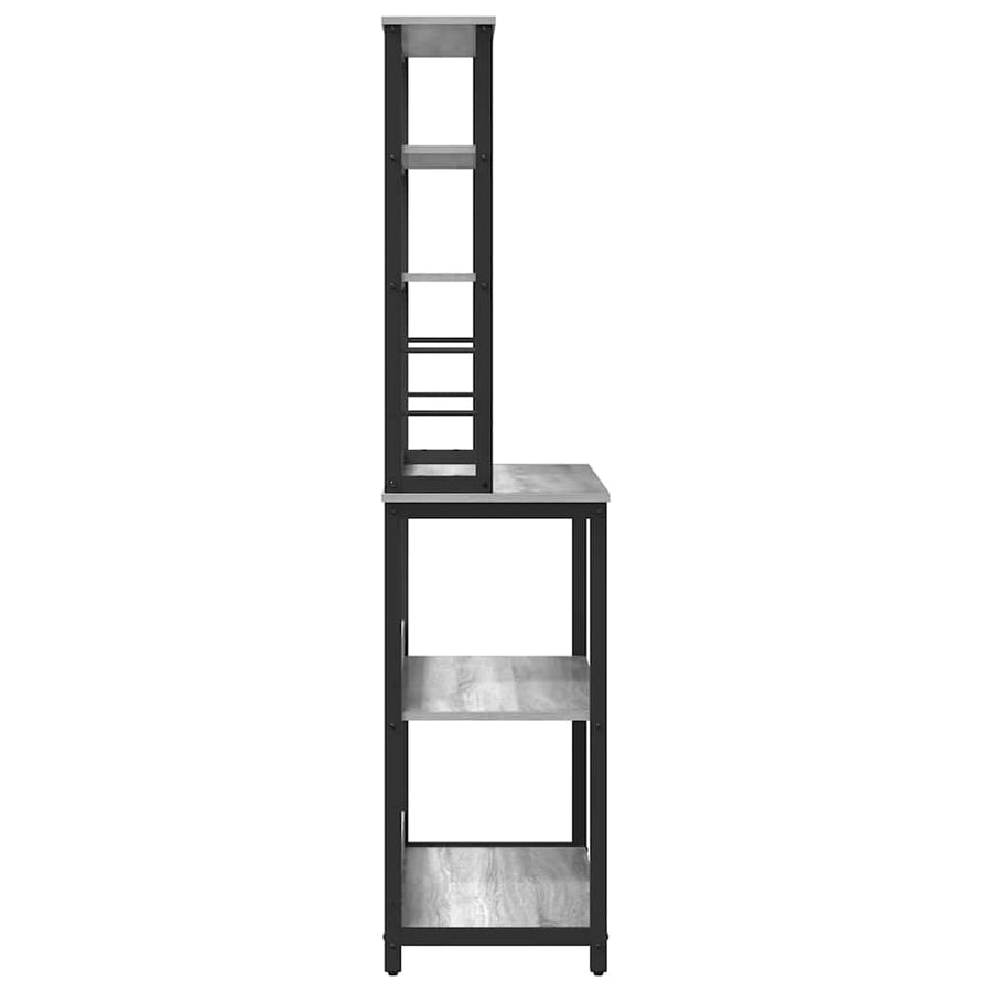 Keukenplank Grijs Sonoma 80 x 40 x 168 cm Bewerkt hout