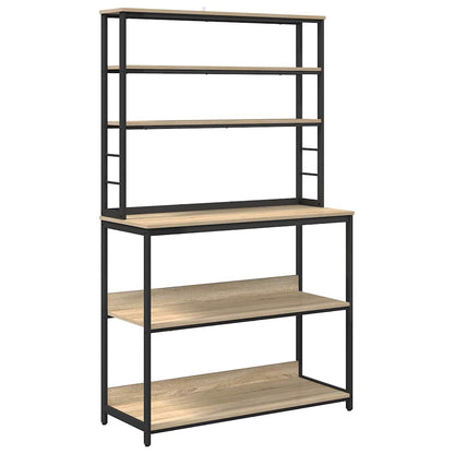 Keukenplank Sonoma Eiken 100 x 40 x 168 cm Bewerkt hout
