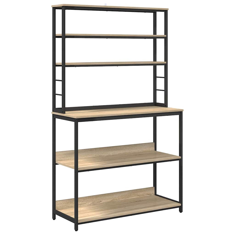 Keukenplank Sonoma Eiken 100 x 40 x 168 cm Bewerkt hout
