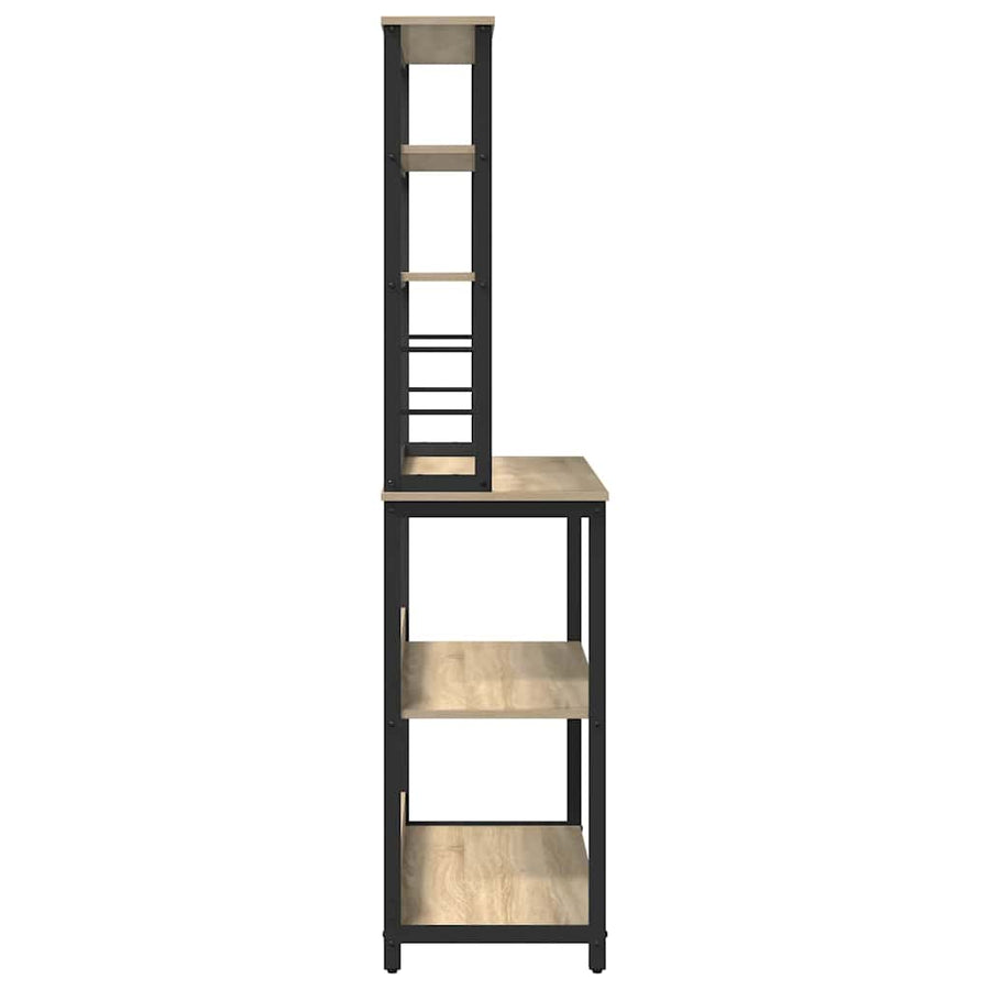 Keukenplank Sonoma Eiken 100 x 40 x 168 cm Bewerkt hout