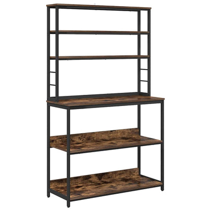 Keukenplank Gerookt eiken 100 x 40 x 168 cm Bewerkt hout
