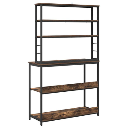 Keukenplank Gerookt eiken 100 x 40 x 168 cm Bewerkt hout
