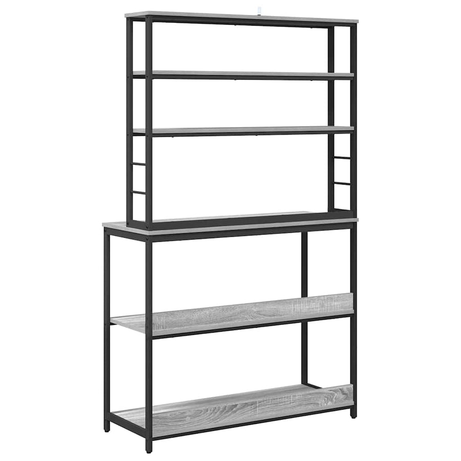 Keukenplank Grijs Sonoma 100 x 40 x 168 cm Bewerkt hout