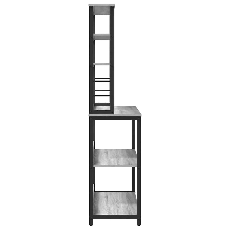 Keukenplank Grijs Sonoma 100 x 40 x 168 cm Bewerkt hout