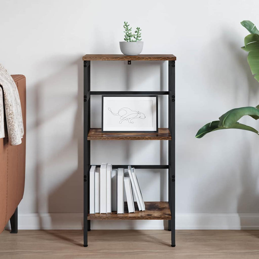 Boekenkast Gerookt eiken 40 x 29,5 x 81 cm Bewerkt hout
