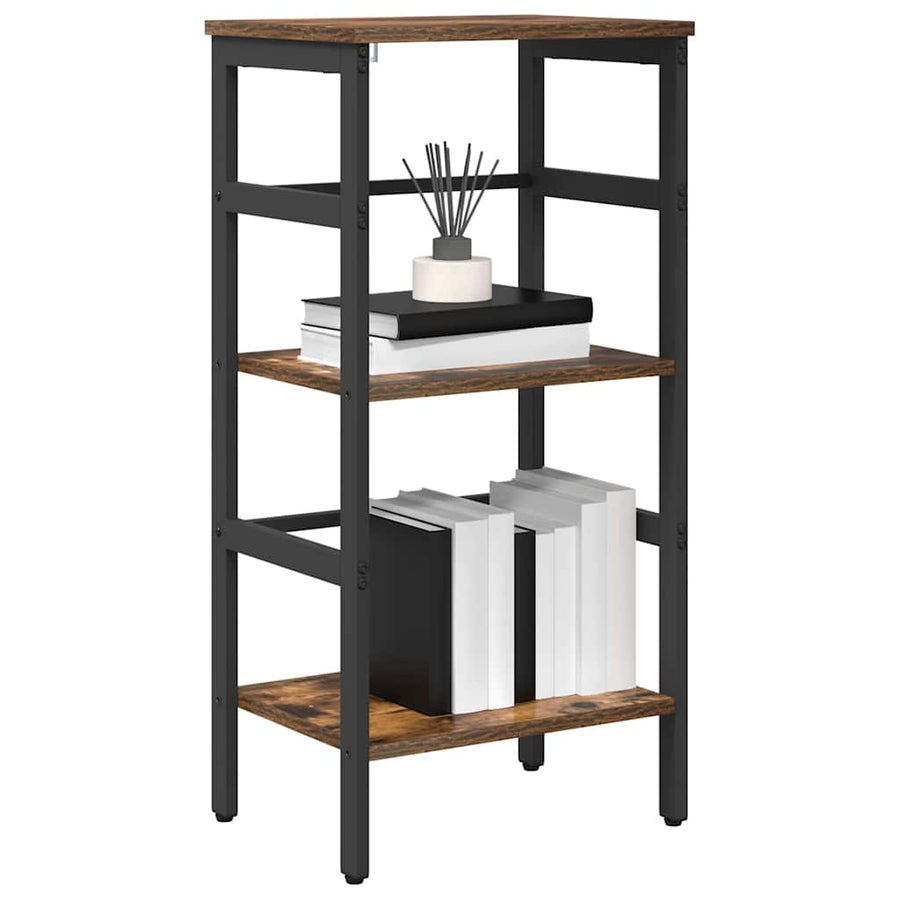 Boekenkast Gerookt eiken 40 x 29,5 x 81 cm Bewerkt hout