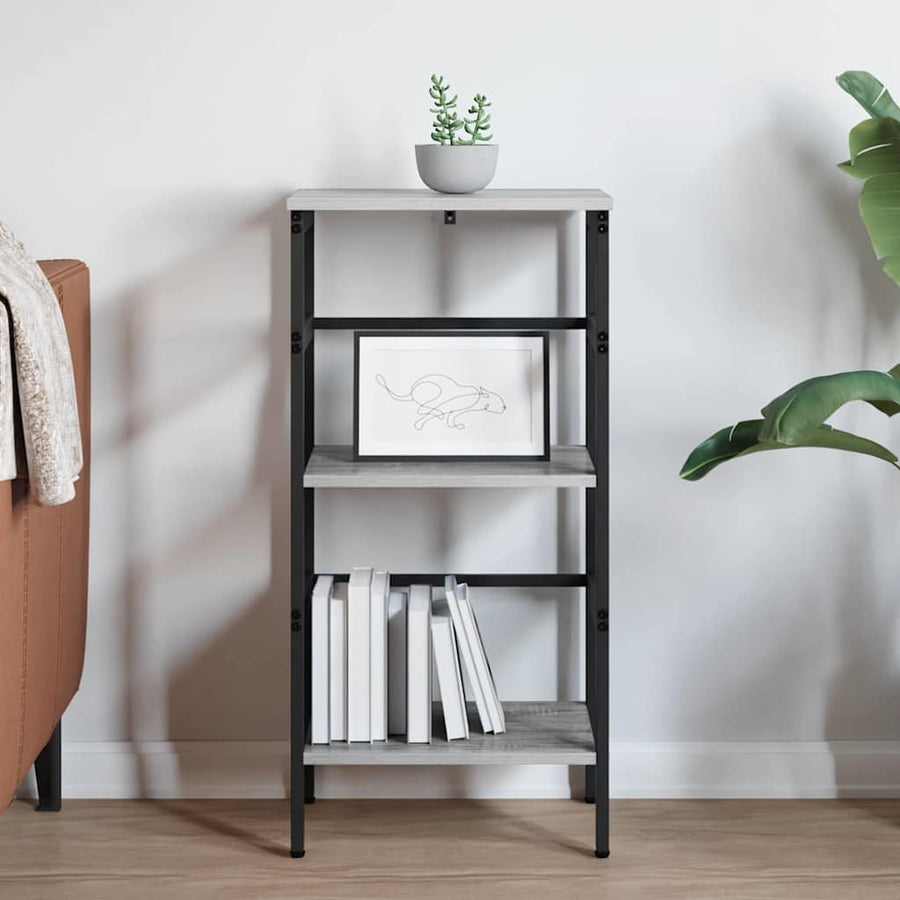 Boekenkast Grijs Sonoma 40 x 29,5 x 81 cm Bewerkt hout