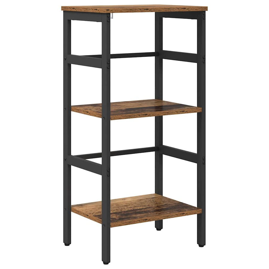 Boekenkast Oud Hout 40 x 29,5 x 81 cm Bewerkt hout