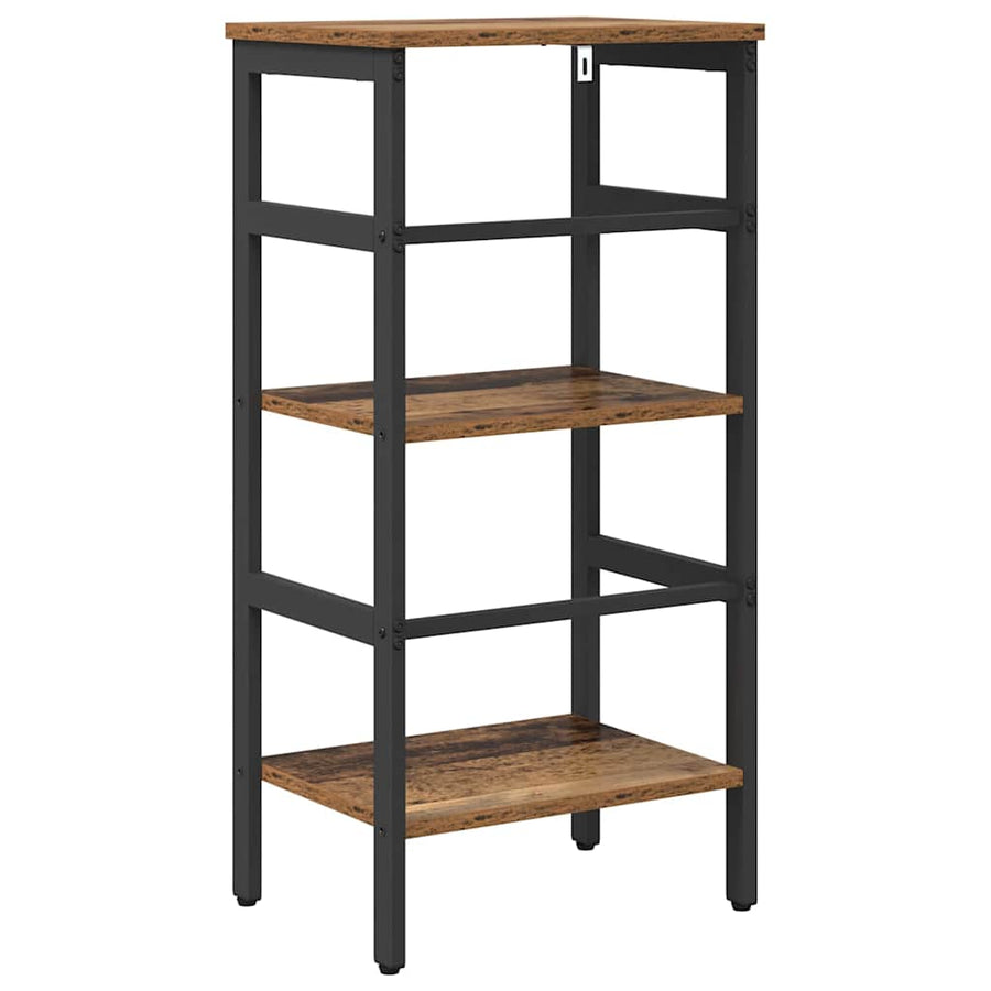 Boekenkast Oud Hout 40 x 29,5 x 81 cm Bewerkt hout