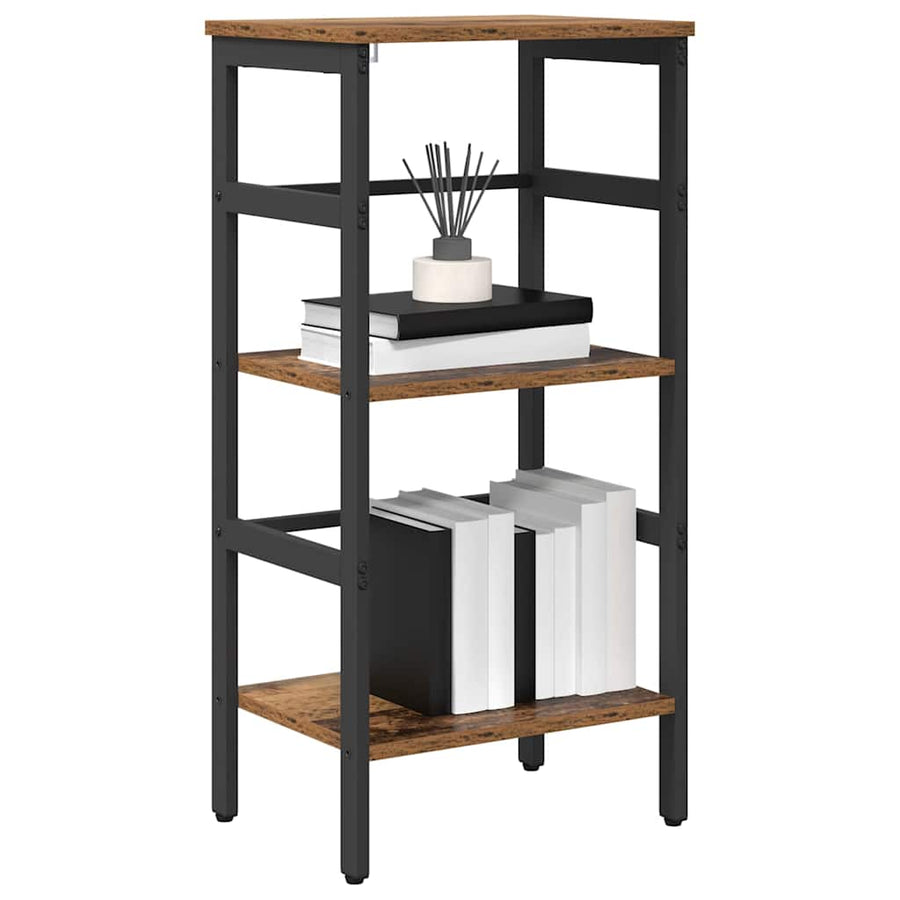 Boekenkast Oud Hout 40 x 29,5 x 81 cm Bewerkt hout