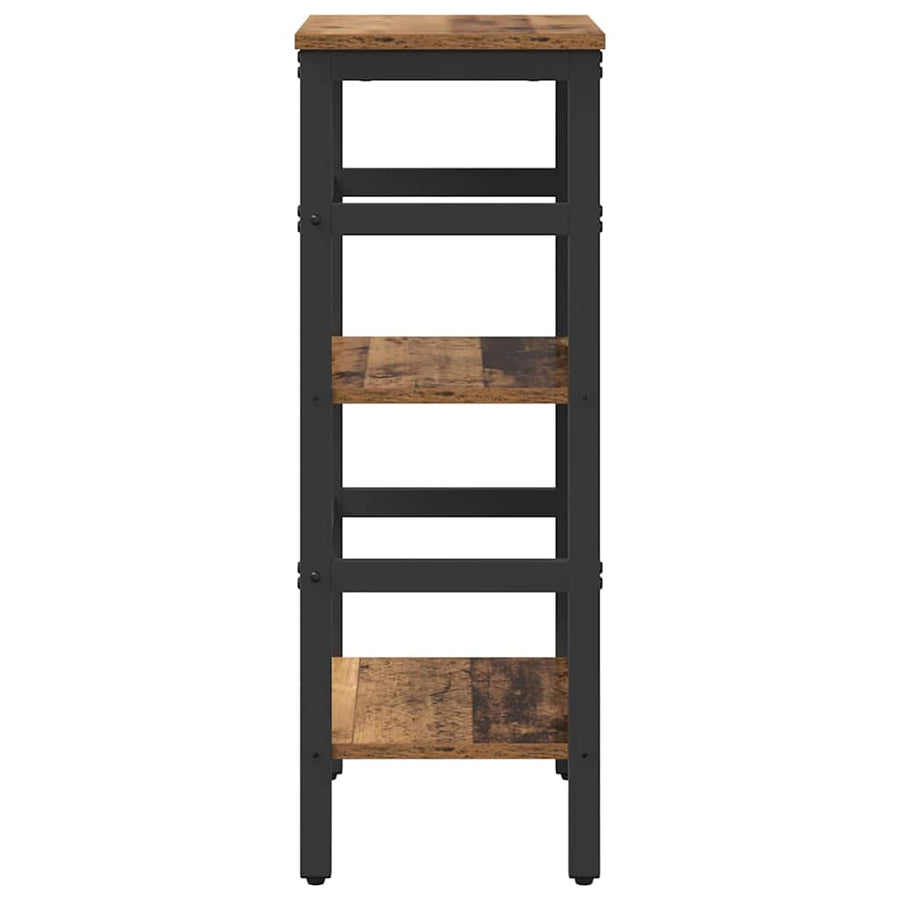 Boekenkast Oud Hout 40 x 29,5 x 81 cm Bewerkt hout