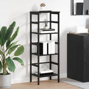 Boekenkast 40x29,5x115 cm zwart eiken bewerkt hout