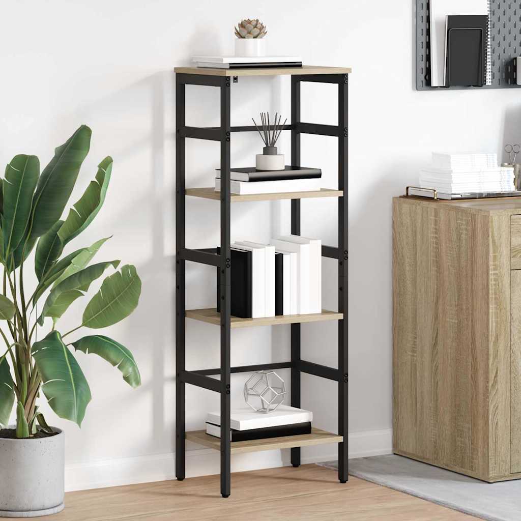 Boekenkast Sonoma Eiken 40 x 29,5 x 115 cm Bewerkt hout