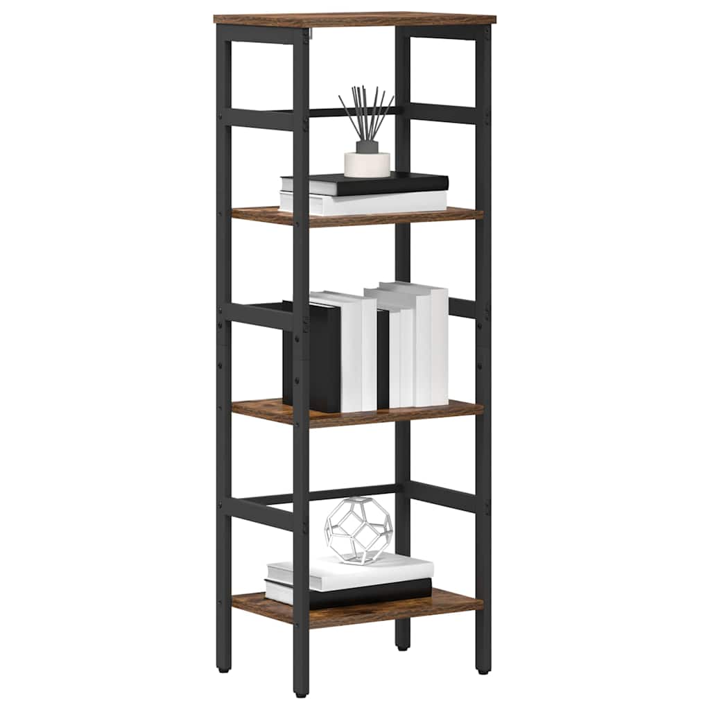 Boekenkast Gerookt eiken 40 x 29,5 x 115 cm Bewerkt hout