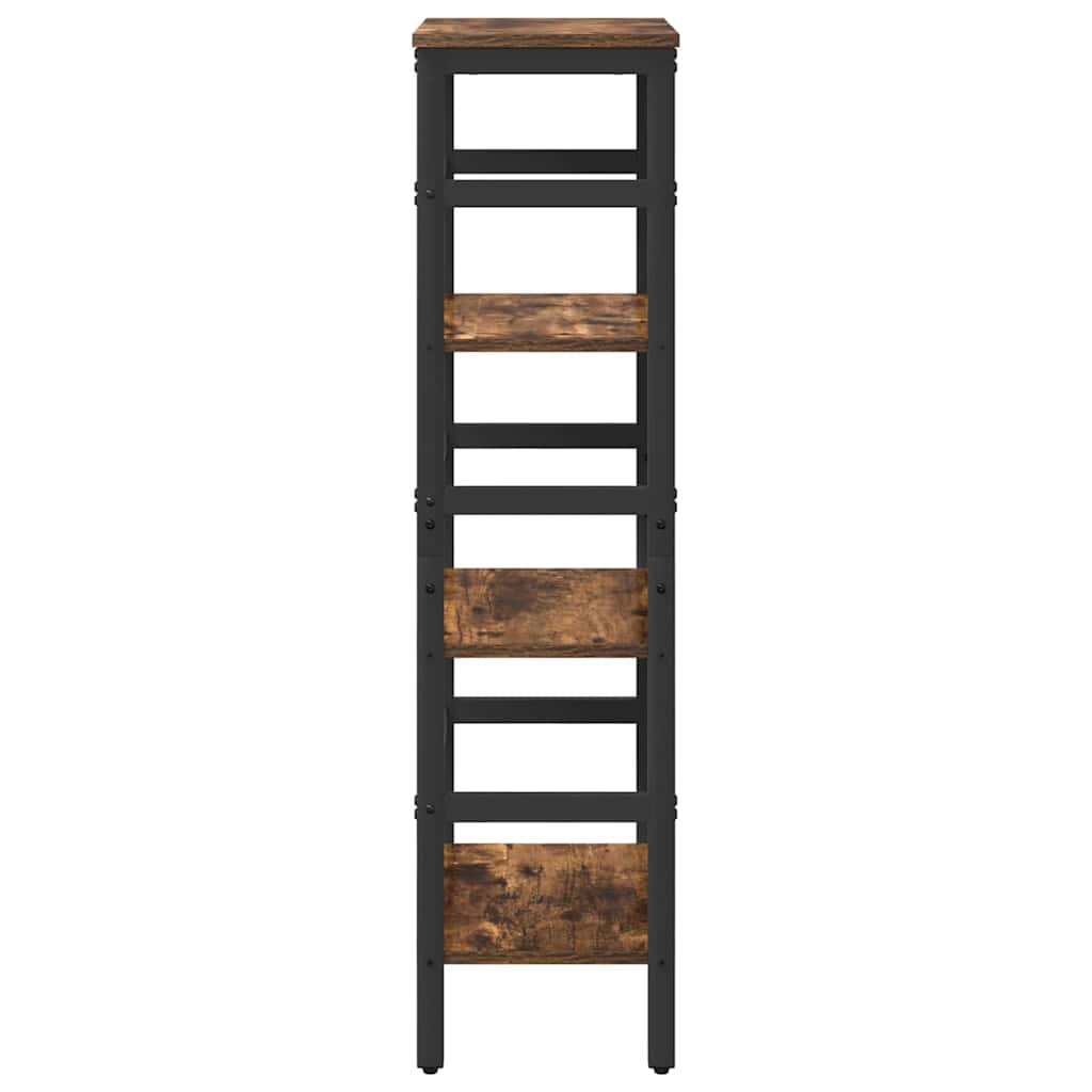 Boekenkast Gerookt eiken 40 x 29,5 x 115 cm Bewerkt hout