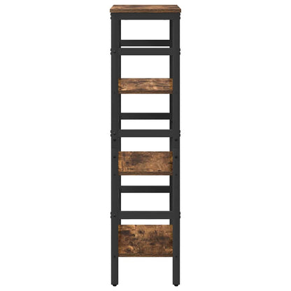 Boekenkast Gerookt eiken 40 x 29,5 x 115 cm Bewerkt hout