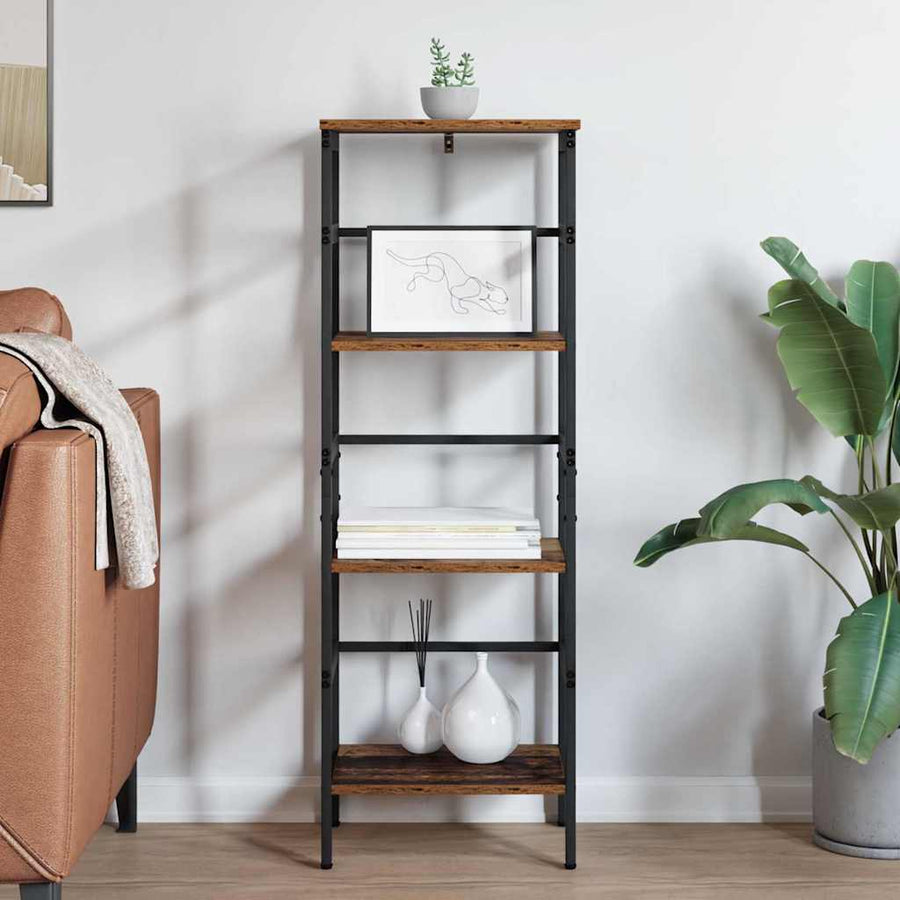 Boekenkast Oud Hout 40 x 29,5 x 115 cm Bewerkt hout