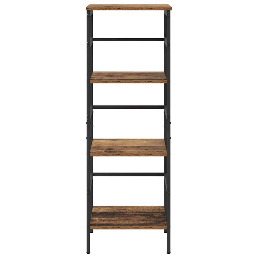 Boekenkast Oud Hout 40 x 29,5 x 115 cm Bewerkt hout